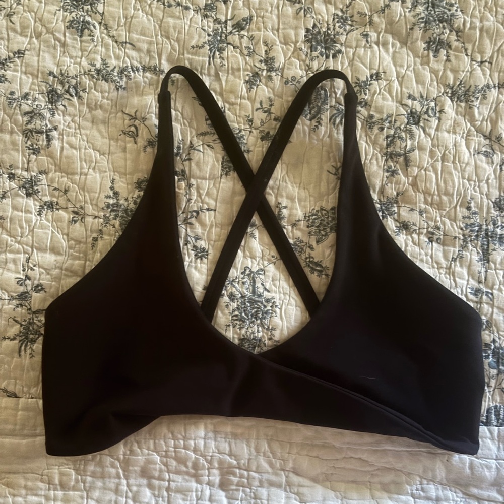 White Fox Active, black, sports bra, size XL